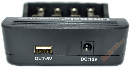 USB выход 5V 1A в зарядном устройстве Liito Kala Lii-500